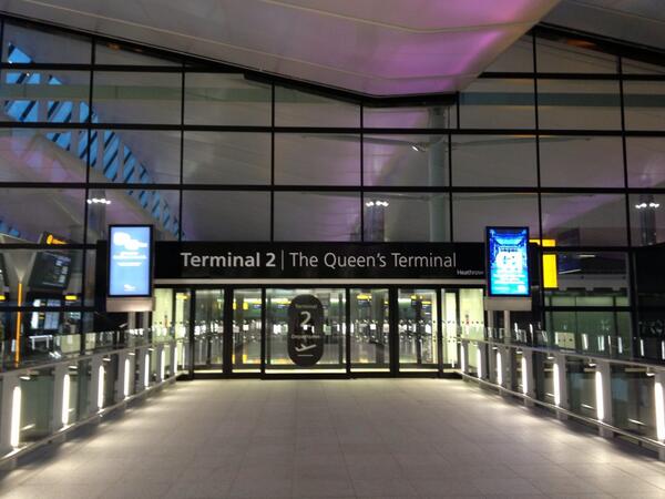 Lots of activity on site tonight getting ready for the first passengers tomorrow. #HeathrowT2 #studiofractal