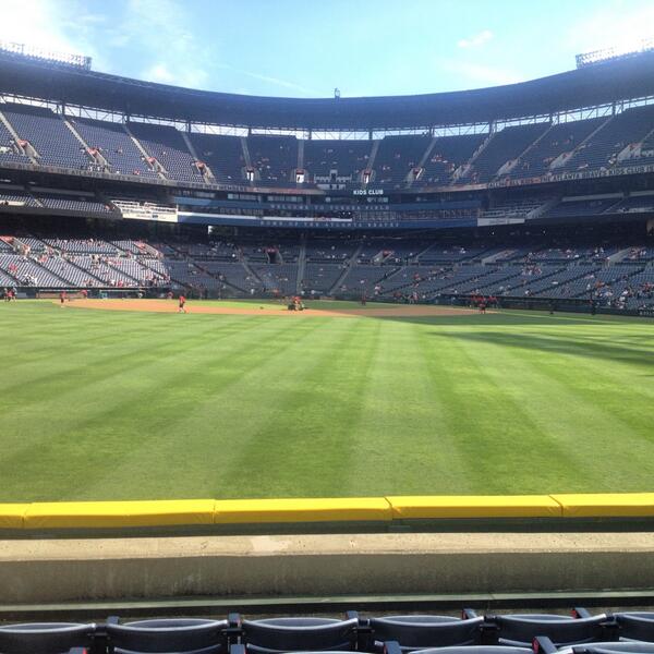 Braves game to watch my boys @dleone52 and Brad Miller represent Clemson baseball in the bigs