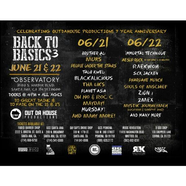 djdroops's tweet photo. June 21st & 22nd - #BackToBasicsFestival #3 LIVE at @ObservatoryOC !!.. http://t.co/hef2qvmICv