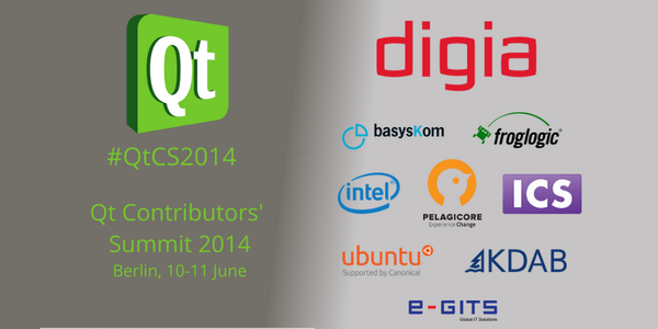 qtproject's tweet image. Under one week to go till Qt Contributors&apos; Summit! #QtCS2014