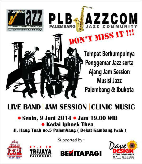 NOW THIS DAY >> #PLBJAZZCOM Senin 9 Juni @iphoekthea GRATIS  <a href="/PalembangOnly/">PalembangOnly ▲</a> @Bloversplmbng