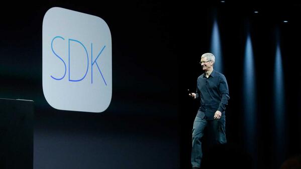 mashable's tweet image. Here's why Apple developers like what they're seeing at #WWDC: on.mash.to/1rJN0iq