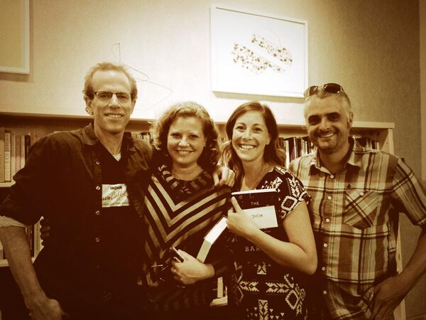 Entertaining, thoughtful reading from The Third Plate by <a href="/DanBarber/">Dan Barber</a> last night <a href="/Powells/">Powell's Books</a> w <a href="/juliarraymond/">Julia Raymond</a> <a href="/misosalty/">Dustin Clark</a>