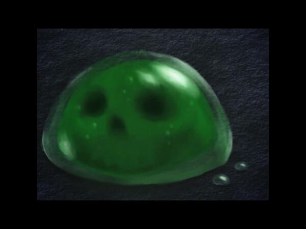 SlenderTooth's tweet image. My friend Brenny drew this minecraft slime but it's blurry :(