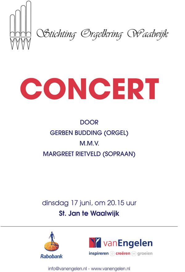 vriendenstjan's tweet photo. Op 17 juni is er in de Sint-Jan wederom een prachtig orgelconcert georganiseerd door de Stichting Orgelkring Waalwijk http://t.co/ra1Nevp1bO