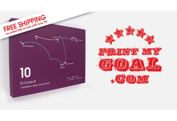 PrintMyGoal's tweet photo. It's free shipping on all orders over £50 until midnight 7th June – Don't miss out! http://t.co/D2W7mu1biY http://t.co/pyNDsUwGZw