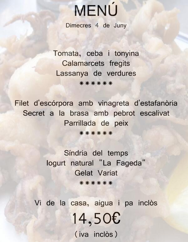 RestClubNautic's tweet image. #calamarcets #parrillada, #lassanya, #filet #escórpora,#secret..tot 14,50€ el #menú #descobreixcatalunya #costabrava