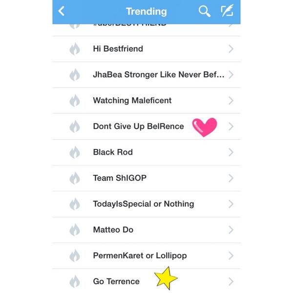 weSCCsun's tweet image. RT @SAMonelikeAIZZA: Dont Give Up BelRence and Go Terrence are trending! 👏👊👍🙌 @ericjohnsalut @sam_concepcion