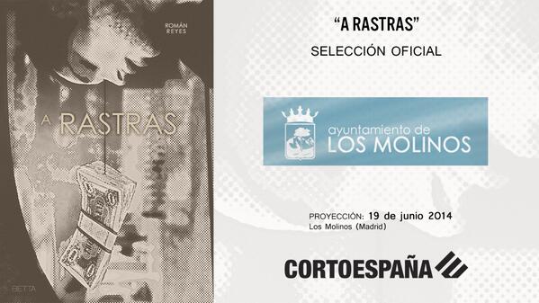HYPNOSfilms's tweet photo. #Arastras de @romanreye5 seleccionado en @CortoEspana Los Molinos (Madrid) /19 Junio 2014 @aytolosmolinos @BettaFilms http://t.co/LiAlrDjL1O