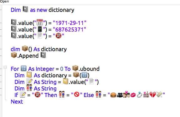 xojo dictionary xojo dictionary