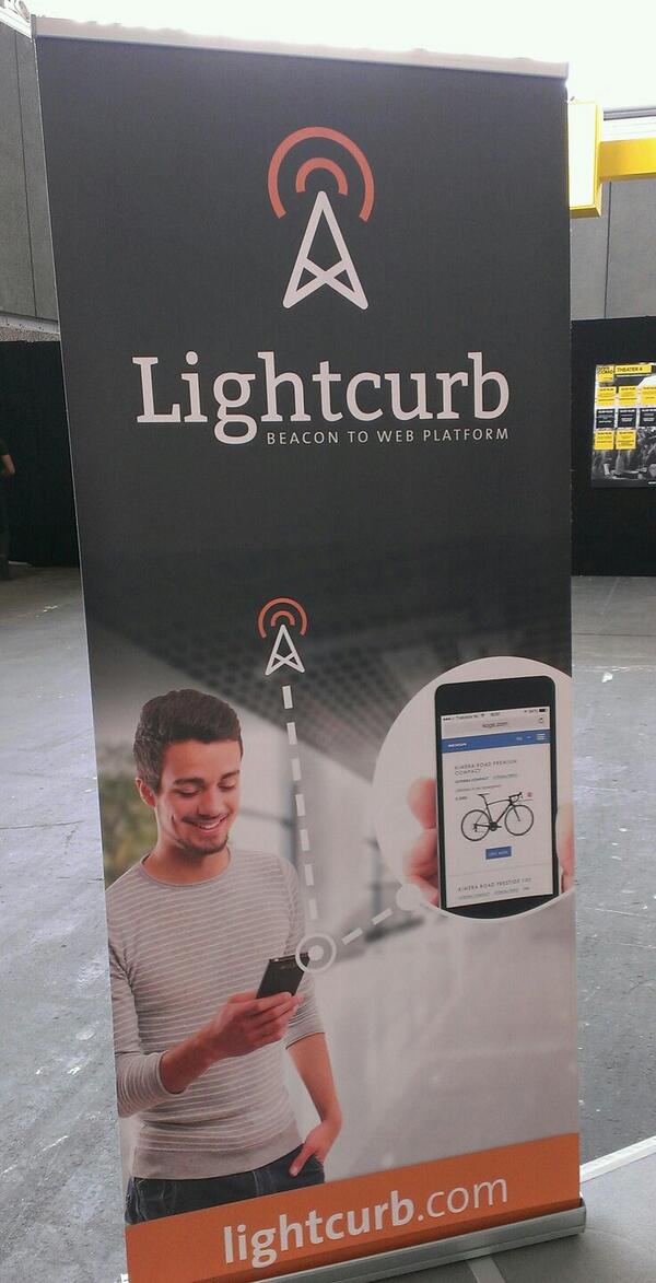 DogBackDesign's tweet photo. #Lightcurb introduction at #marcom14 http://t.co/guN689r3Dr