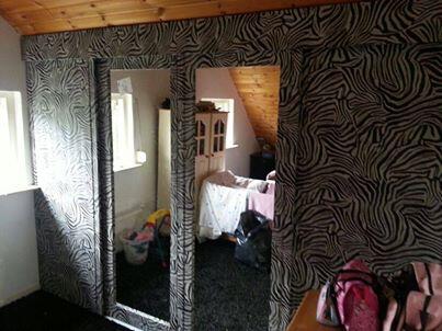 Gigantisch_BV's tweet photo. Een mooie kast gemaakt voor een klant: een zolderkast met zebraprint. Zou jij het aandurven? http://t.co/E8zvZALjPA
