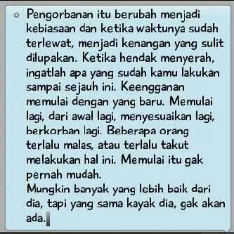 Terharu sendiri bacanya.. :'(