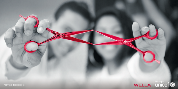 ¡Ayúdanos a hacer la diferencia! Sácate una "selfie", etiquétala con #WellaSelfie y donaremos 5 Euros a UNICEF...