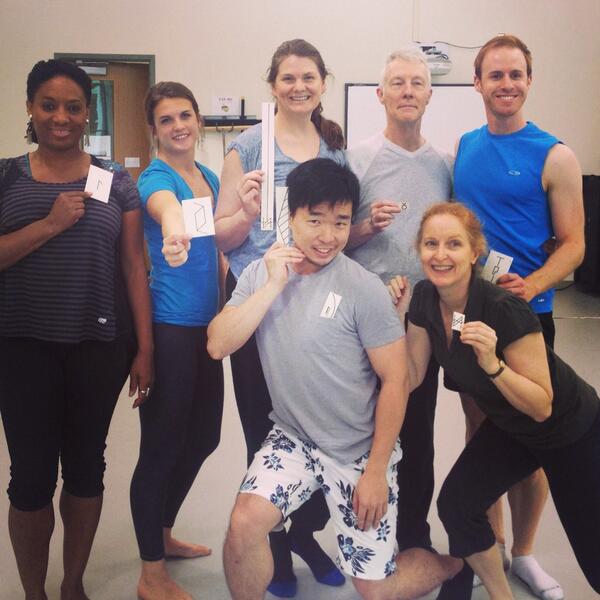 BethMegill's tweet image. John Giffin teaches an amazing motif workshop at the #Labanotation teaching certification course. Yeah!