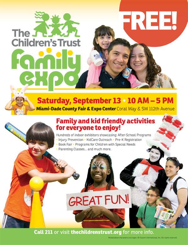 MiamiMTC's tweet photo. We'll be attending The Children's Trust Family Expo September 13! Bring the family &amp; join us on a day full of fun! http://t.co/M2ZCRC7dqw