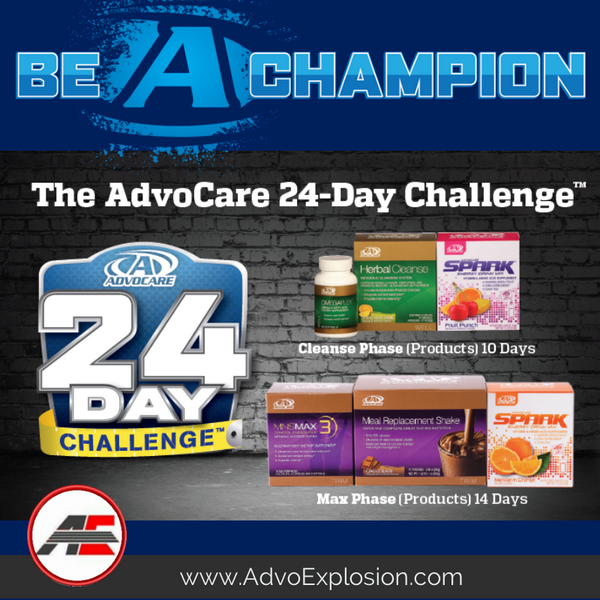 AdvoExplosion's tweet image. Ready to Jumpstart Your Healthy Lifestyle...TAKE the 24 Day Challenge

Learn more www.AdvoCare.com24DayChallenge