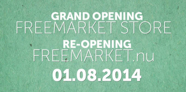 FreemarketDK's tweet photo. Freemarket åbner butik 1. august 2014. Følg godt med - vi fortæller snart mere om Freemarket Store! http://t.co/DxfDHldLZL
