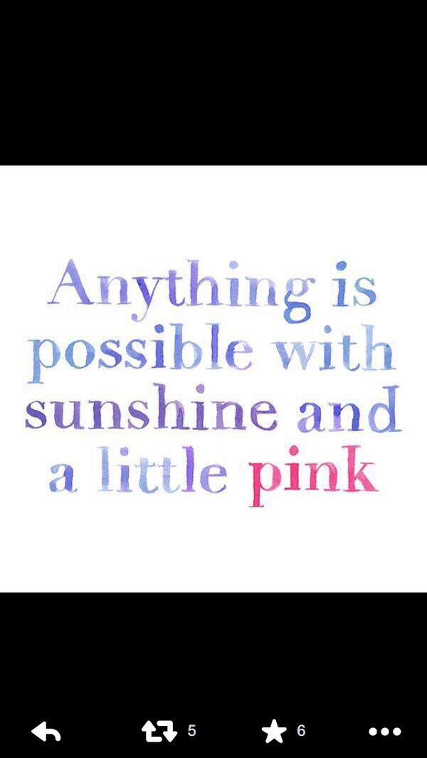 PreppyBelle's tweet photo. Pretty much my motto since I'm always wearing Pink! #pinkismyfavcolor #pinkmakesmehappy ๐โ๏ธ http://t.co/ejdUBM6ObF