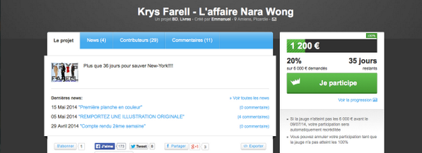 BeaudryEmmanuel's tweet photo. 20% aujourd'hui. Merci de nous aider à atteindre l'objectif et de vous proposer un bel album!! #Krysfarell http://t.co/DWW97PEbFU