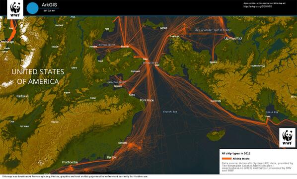 WWF ArkGIS tweet media