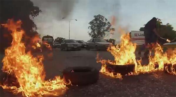 Así se vivieron los enfrentamientos en Mañongo #Valencia (Video) bit.ly/1p6FHN7