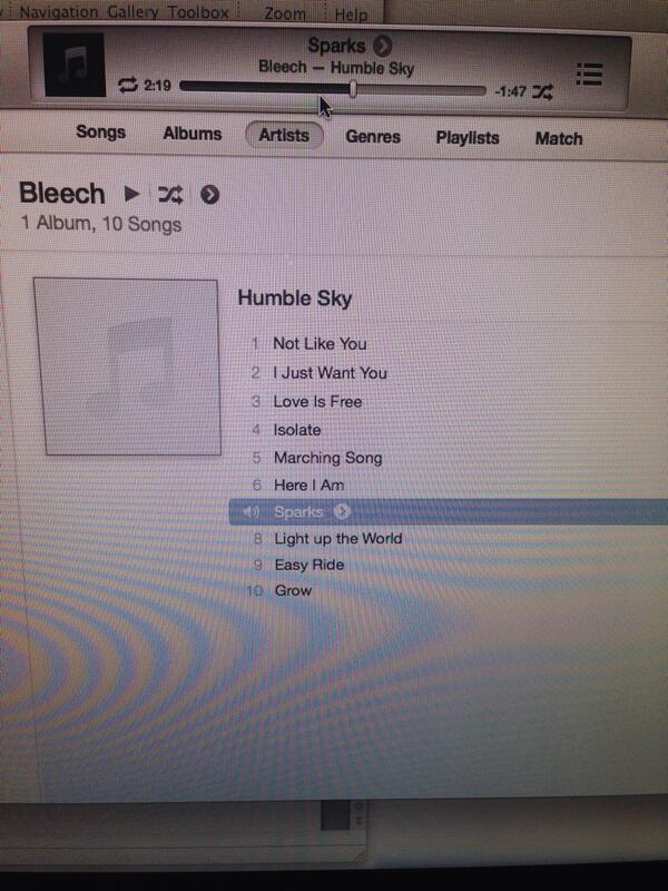 Dan_Pitson's tweet photo. @bleechmusic getting me through this work load! http://t.co/t2jiN6oSGL