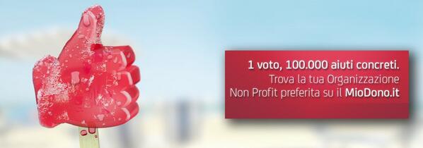 UniCreditEurope's tweet photo. #Solidarietà: #UniCredit mette a disposizione 100mila€ donazioni a #NonProfit sul portale http://t.co/6Y67itZCYA http://t.co/PFEPQloA8H