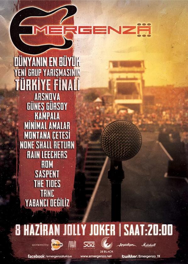 Emergenza Türkiye'nin büyük finali 8 Haziran'da Jolly Joker İstanbul'da!