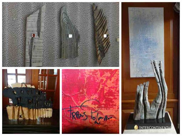 This is a part of the collection of art of Frans Polman at our Restaurant La Rive