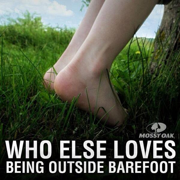 Get barefoot. Get outside.