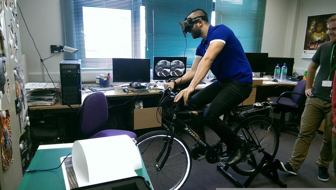 Oculus Rift Bike Sim