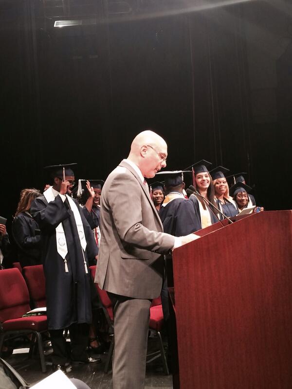 akslane's tweet image. Asst Sup Louis Martin pronounces the 2014 graduating class of Garrett Academy; congrats grads @ccsdconnects #2014grad