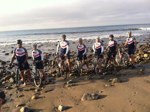 Hope4Warriors's tweet image. The @RideAcrossUSA group touched off in the #pacificocean this a.m. They are now biking east