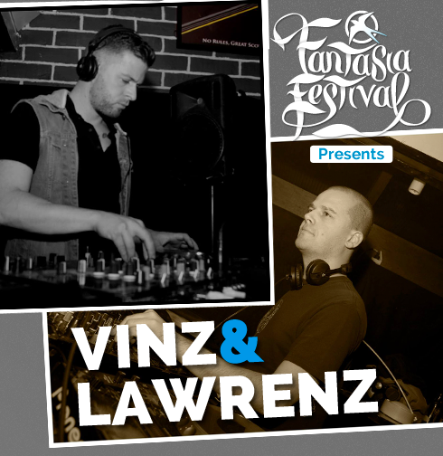 FantasiaBelgium's tweet photo. Vinz&amp;Lawrenz - Expect some nice beats, fine tunes and amazing mixes!   Share &amp; like the #Fantasy! #fantasiafestival http://t.co/AfqC0ZDJlu