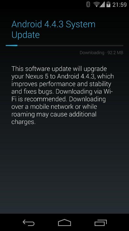 jfix's tweet image. One more advantage of a being a #Nexus5 user - playing Guinea pig for #Android443KitKat #yeah!!!!