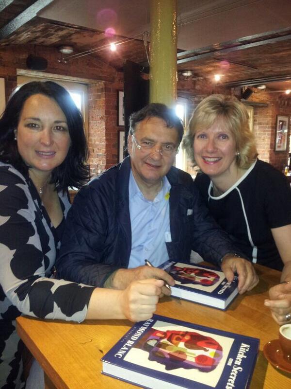 brasserieblanc's tweet photo. Our lovely @raymond_blanc with Marta and Steph @pedalyorkshire fundraising lunch @bbLeeds today http://t.co/NRJTm8k96d
