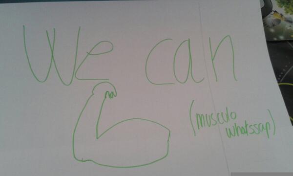 RojoWatermelon's tweet photo. Motivacion para estudiar por @crisfuset Muñon incluido jajaja http://t.co/Ix86k7MDxk