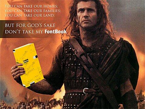 NOTaBread's tweet image. @PaintedTapestry #fontbook #typograpgy