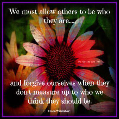 2thank's tweet photo. Allow others to be who they are.. http://t.co/ac3JN7IgAG