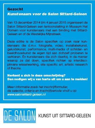 Kunstenaars gezocht! Interesse? Check salonsittard-geleen.nl