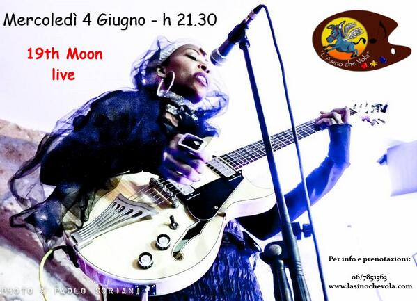 Questa sera ore 22, ingresso free!! Vi Aspettiamo! 19thMoon live.