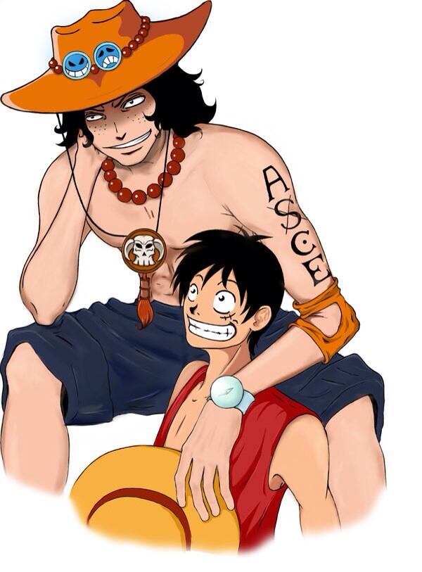 Only__Anime's tweet photo. #MeetOtaku #Ace ~&amp;~ #Luffy http://t.co/SUDCpIcDvS