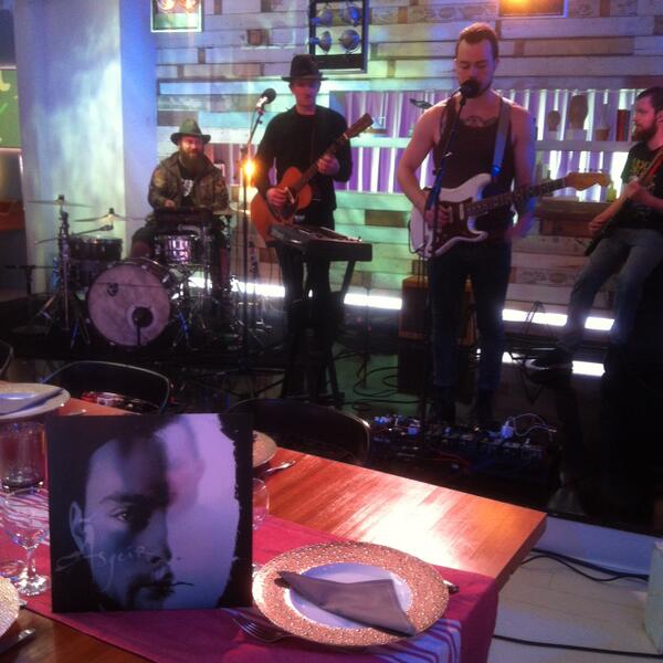 AsgeirMusic's tweet photo. Sound checking for @cavousf5! Tune in at 8:10pm CET to @France5tv to catch us live. http://t.co/2xOLc9smpP