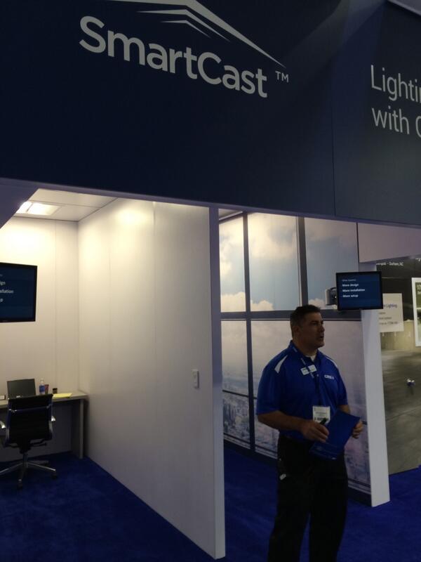 EBMag's tweet image. John discusses new @cree #SmartCast lighting control @lightfair