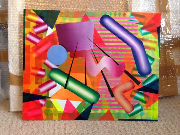 Richardgoold's tweet photo. "Tombola" oil on panel http://t.co/vXN8swNI8L