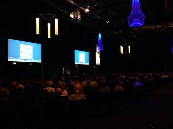 Het is begonnen! Volle bak @Evenementenhal #rt160 seminar 2014
