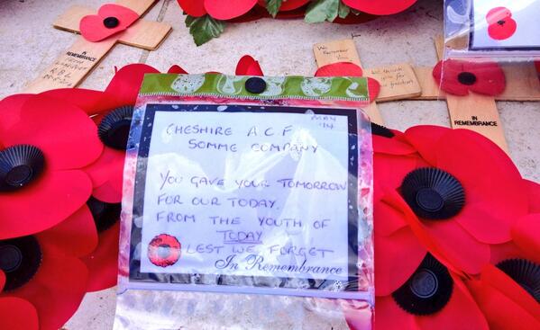 Cheshire ACF Somme Company: "You gave your tomorrow for our today" <a href="/CWGC/">Commonwealth War Graves</a> Cemetery in Bayeux #DDay70 #Remembrance