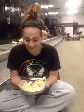 flapjacks's tweet photo. she put her face in it http://t.co/Wjq1rgq8Fl