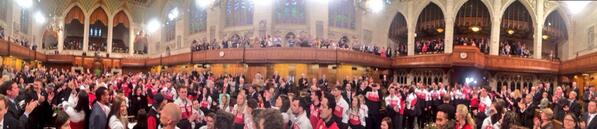 Just hanging at the House (of commons) with the @CDNOlympicTeam